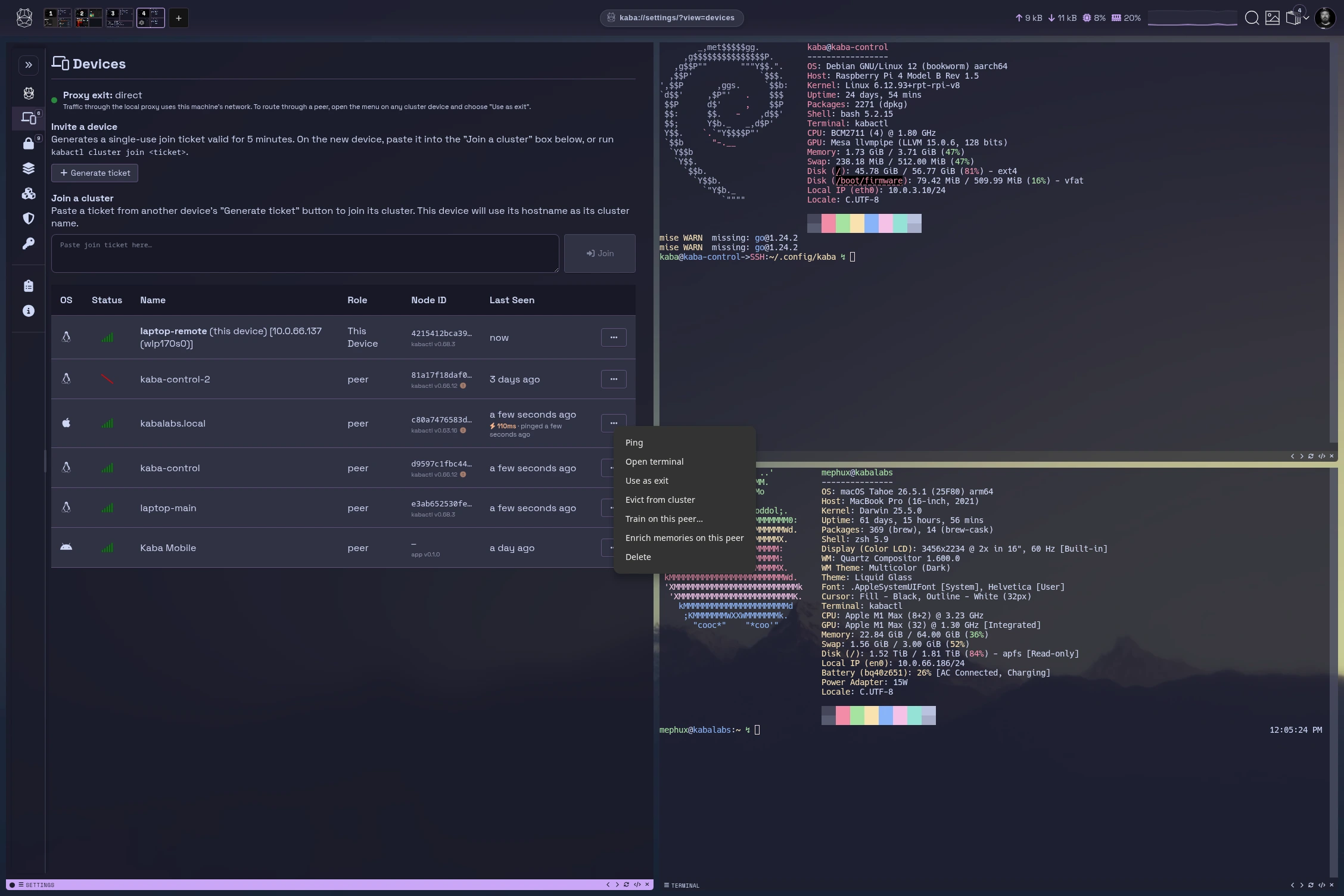 Kaba remote compute